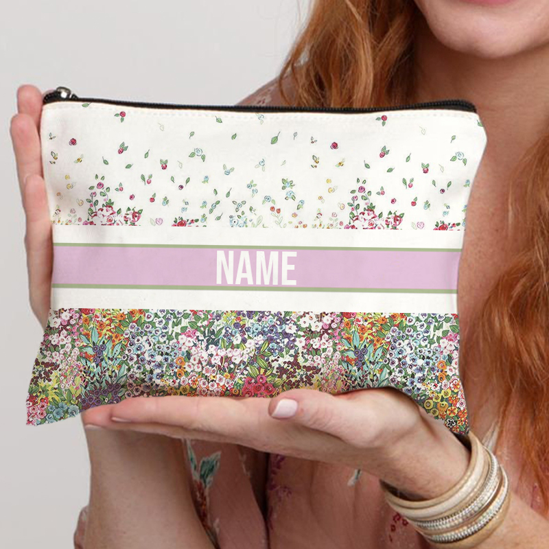 Luxury Bags Brand Names - Custom Name Cosmetic Bag Trendy Women