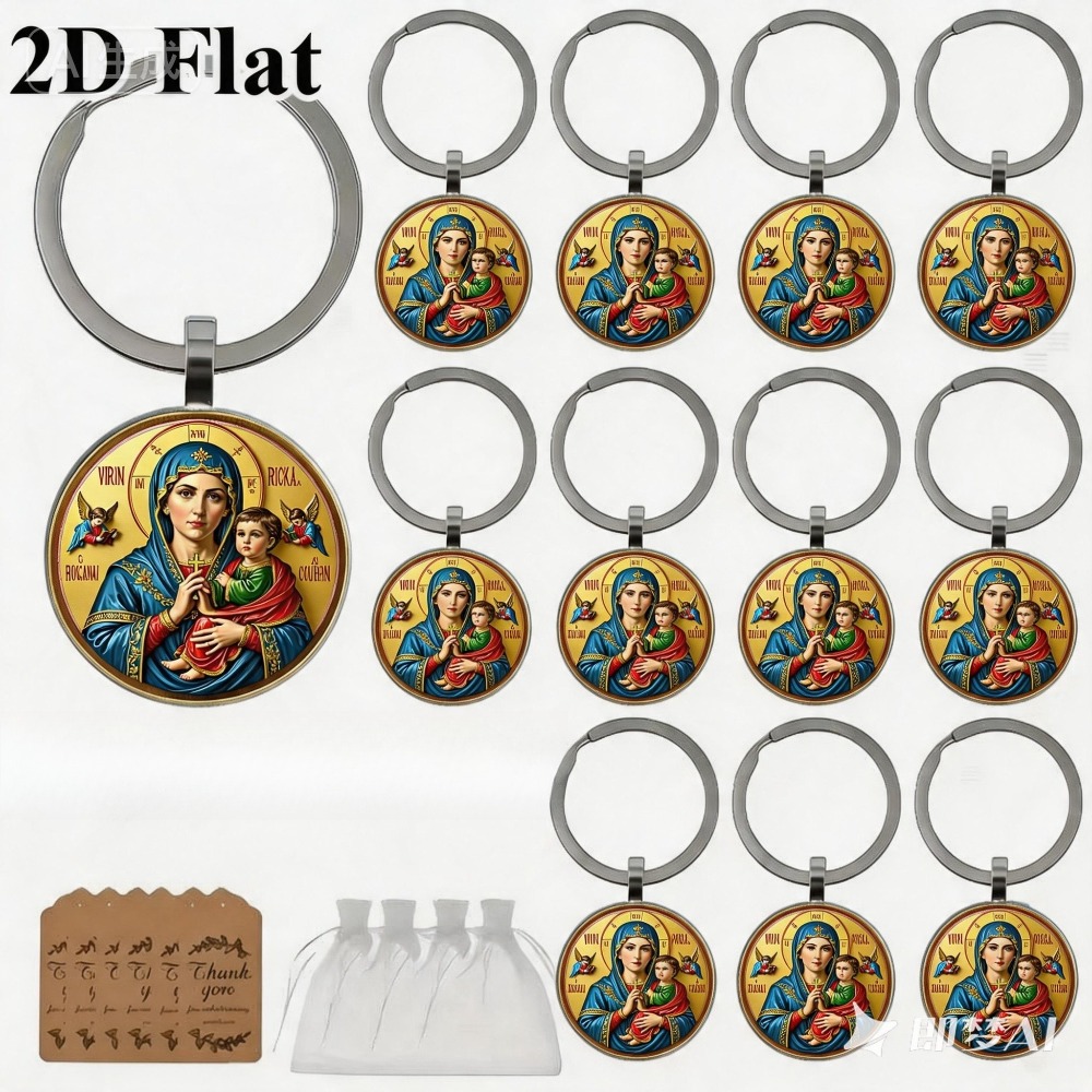 Luxury Xmas Bags - 6/12/20Sets 2D Flat Luxury Gold Glass