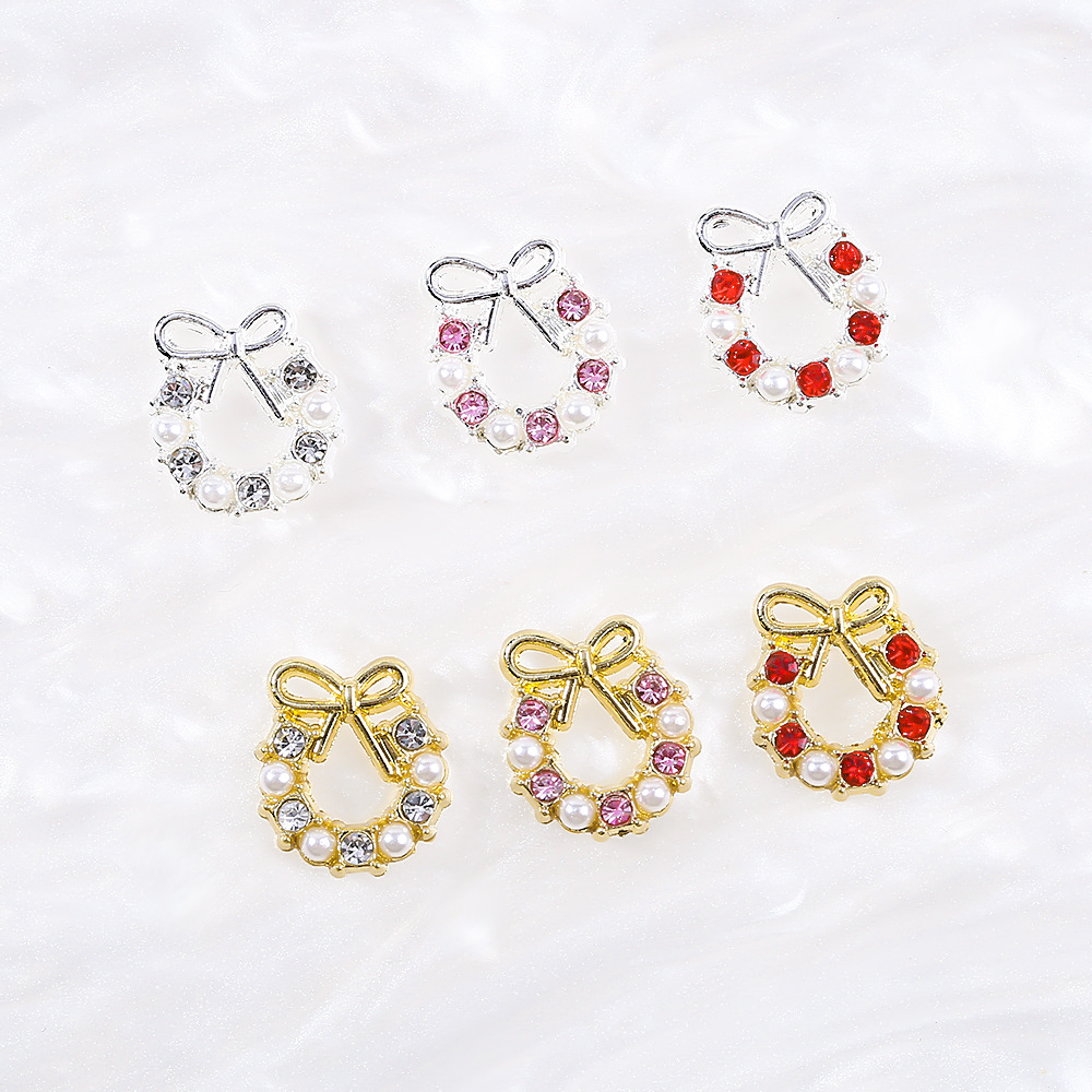 Luxury Xmas Bags - Luxury Christmas Figures Bow Garland Nail