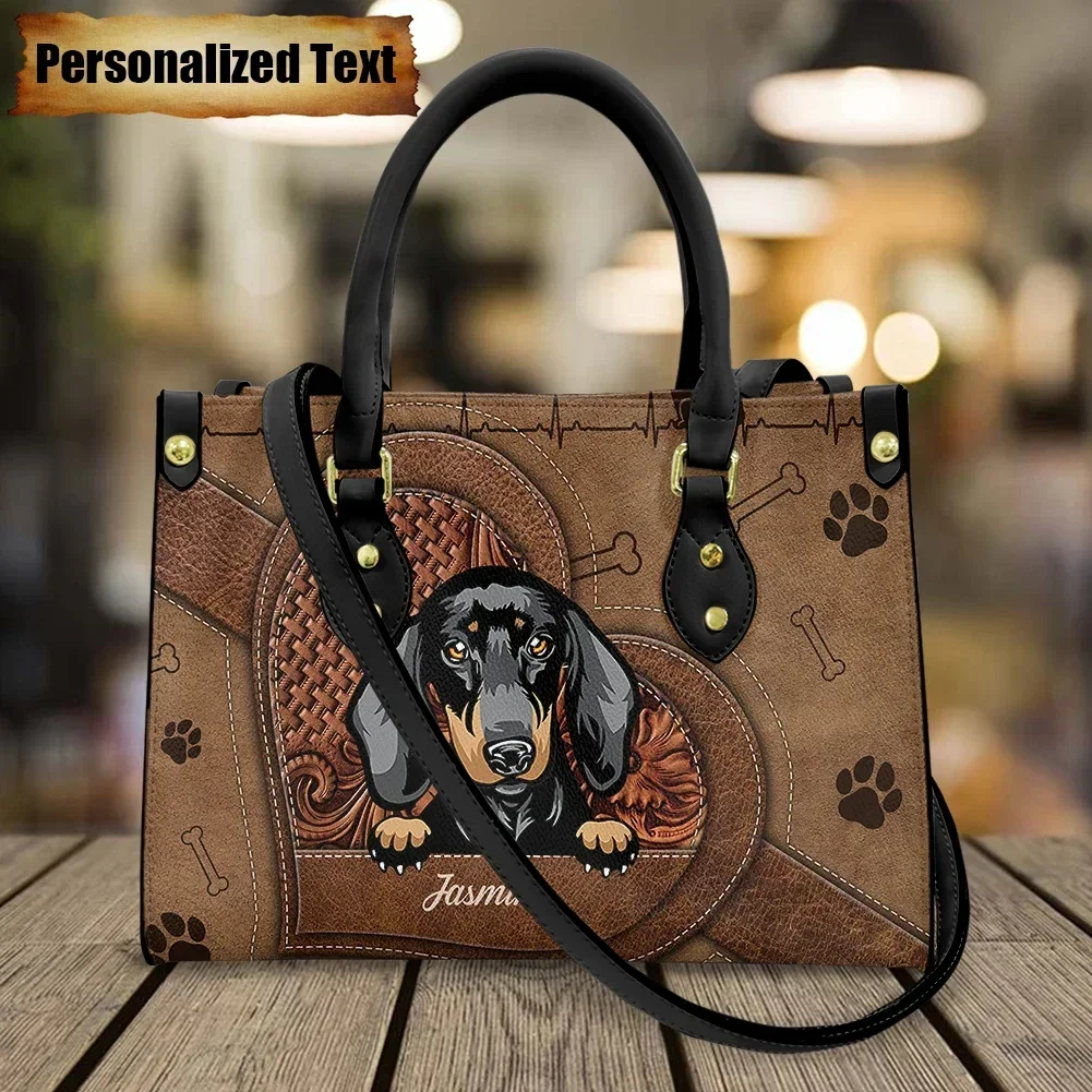Luxury Bags Brand Names - Leather Shoulder Bags for Woman Personalized