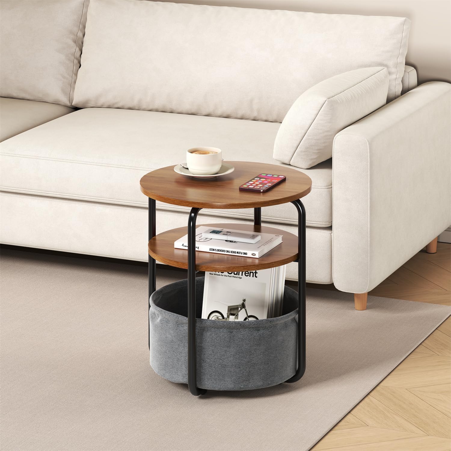 3-Tier Small Round Side Table  - Luxury Bags Tier recension och pris