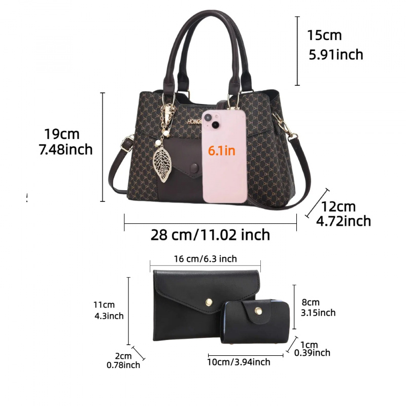 high-end textured large-capaci - Luxurious Bag recension och pris