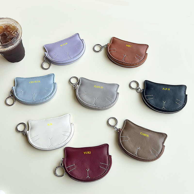 Cute Cat Mini Coin Purse With  - Luxury Bags Name For Women recension och pris