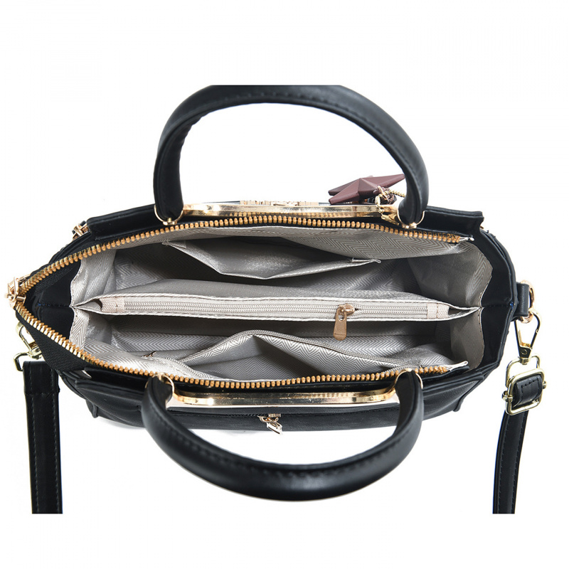 Stylish women's handbag, solid - Luxurious Bag recension och pris