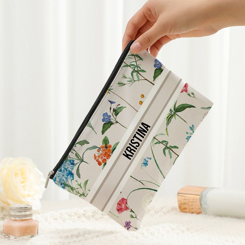 Custom Name Vintage Makeup Bag - Luxury Bags Brand Names recension och pris