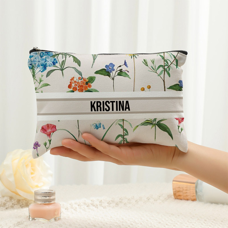Custom Name Vintage Makeup Bag - Luxury Bags Brand Names recension och pris