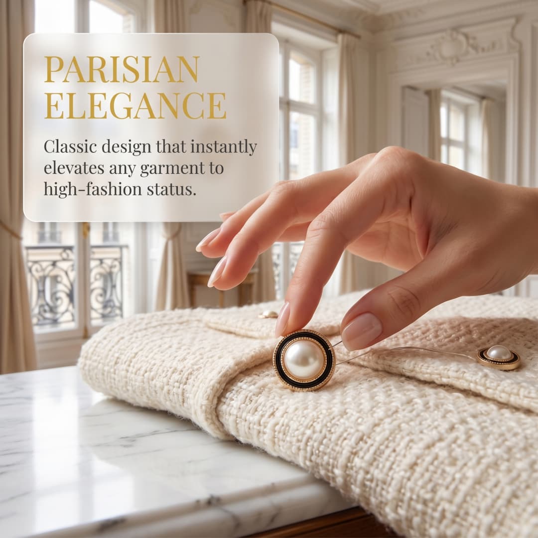 10Pcs Luxury Pearl Metal Sewin - Luxury Bags Dry Clean recension och pris
