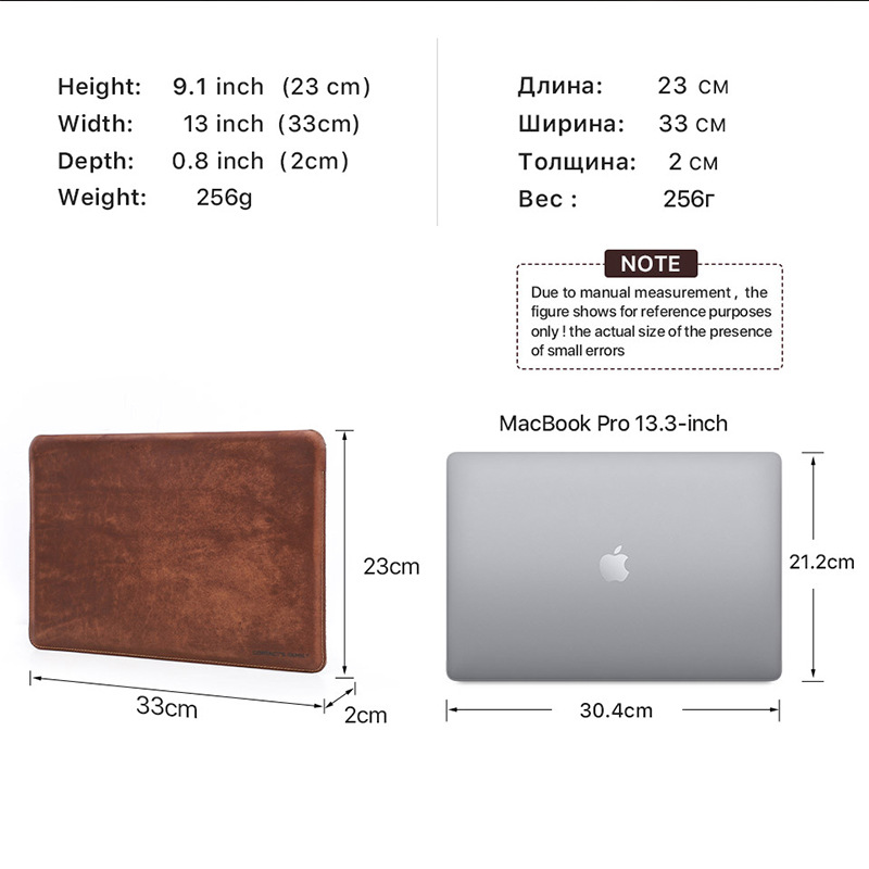 2026 Crazy Horse Leather Lapto - Briefcase Leather Slim recension och pris