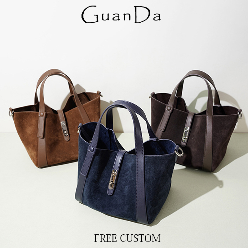 Luxury Suede Leather Handbag W - Luxury Bags Name For Women recension och pris