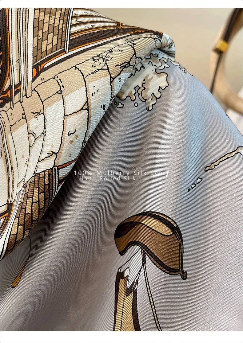 Paris Street 100 Silk Scarf Wo - Luxury Bags Paris recension och pris
