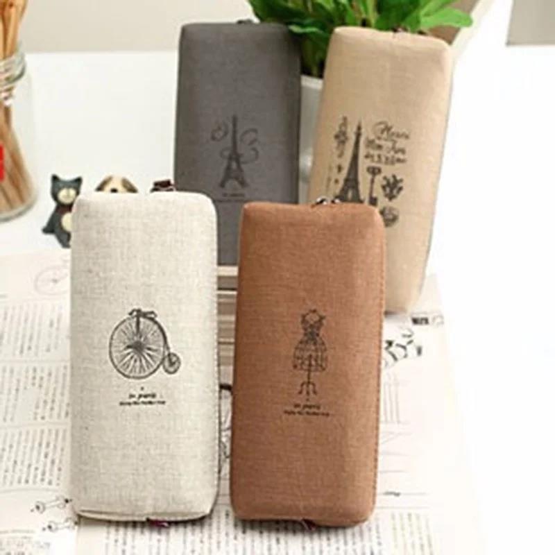 Vintage Retro Linen Pen Bag El - Luxury Bags Paris recension och pris