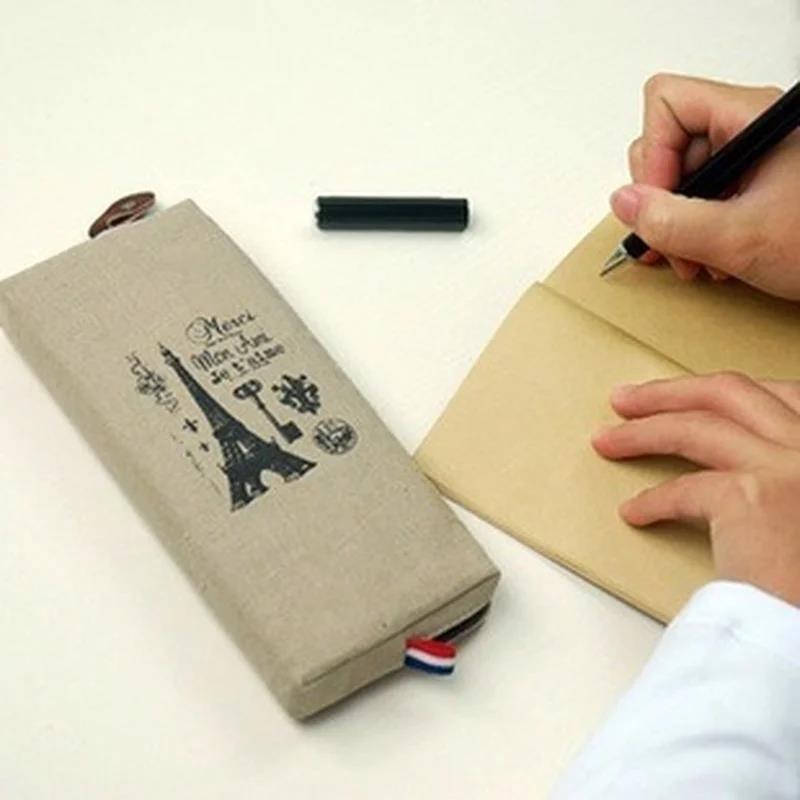 Vintage Retro Linen Pen Bag El - Luxury Bags Paris recension och pris