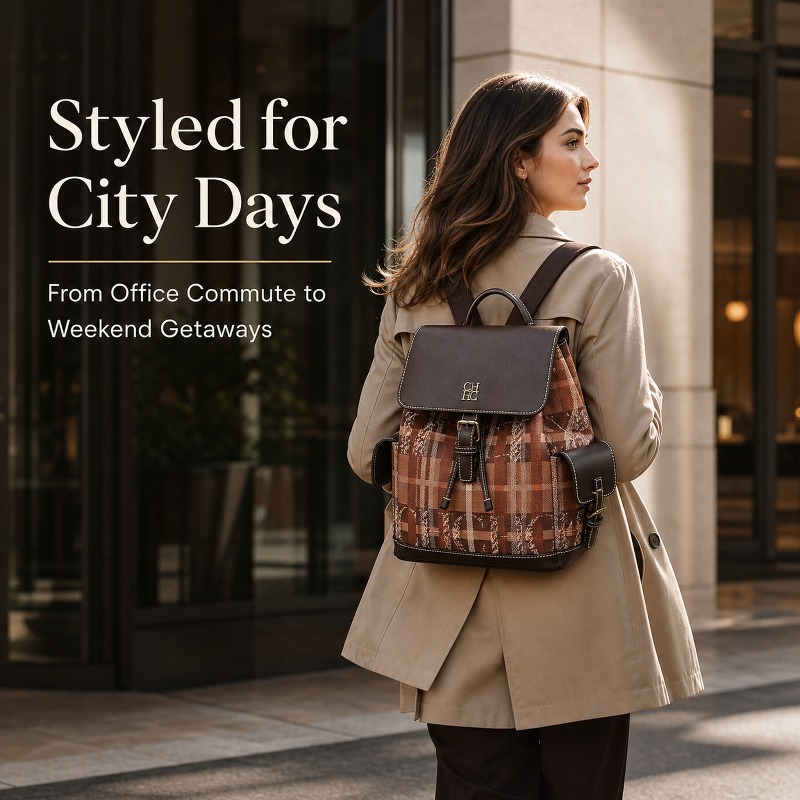 CHHC Fashion Color Block Backp - Luxurious Bag recension och pris