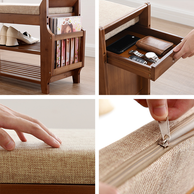 Retro style bamboo shoe cabine - Luxury Bags Levels recension och pris