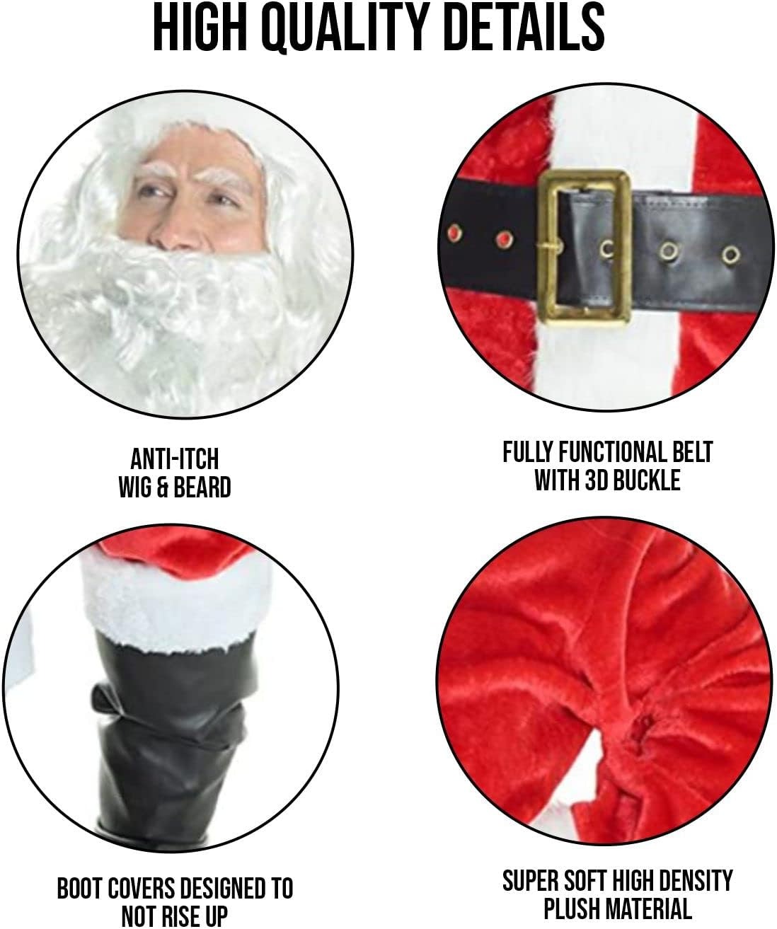 Christmas Santa Claus Costume  - Luxury Bags Europe recension och pris