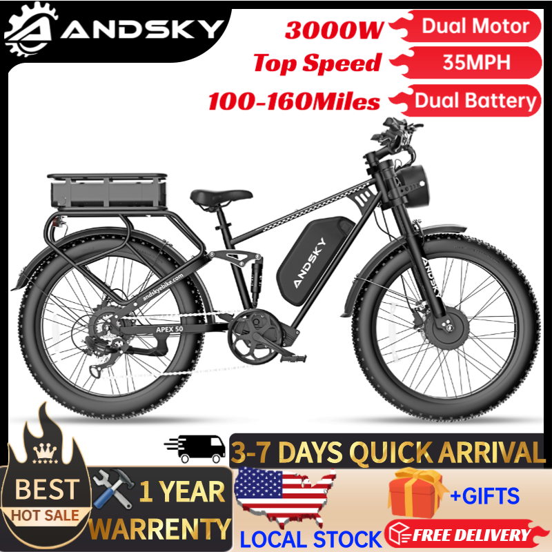 ANDSKY Apex50 AWD Electric Bik - Luxury Bags Levels recension och pris